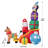 Inflatable Santa Claus On Sleigh With Reindeer And Penguin – 5.9 Feet Long With LED Lights