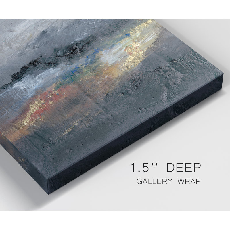 «Mountains in the Mist III», reproduction sur toile tendue, H 10 po x l 10 po x P 1,5 po
