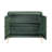 Green Solid Wood 2 Door Accent Cabinet