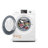 2.7 cu. ft. Stackable Front Load Compact Washing Machine in White, FWM-3CF-W