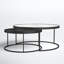 Zemamra Genuine Marble Nesting Coffee Table