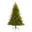 Green Lighted Artificial Christmas Tree-401068789
