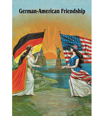 Friendship american american-impression d’art graphique