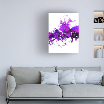 Purple Colorful White Wave