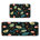 Black/Green Floral