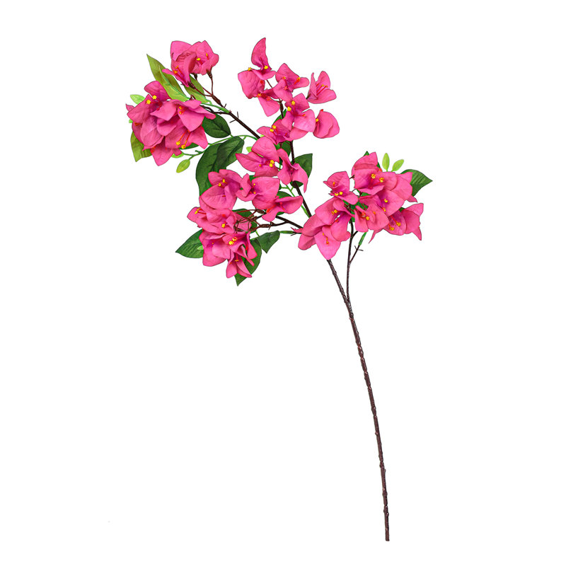 Artificial Bougainvillea Flower Stem Spray, Magenta