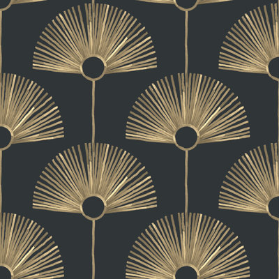 Deco Fan Self-Adhesive Wallpaper