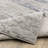 Abstract Stripes Machine Woven Area Rug in Blue and Gray-349979176