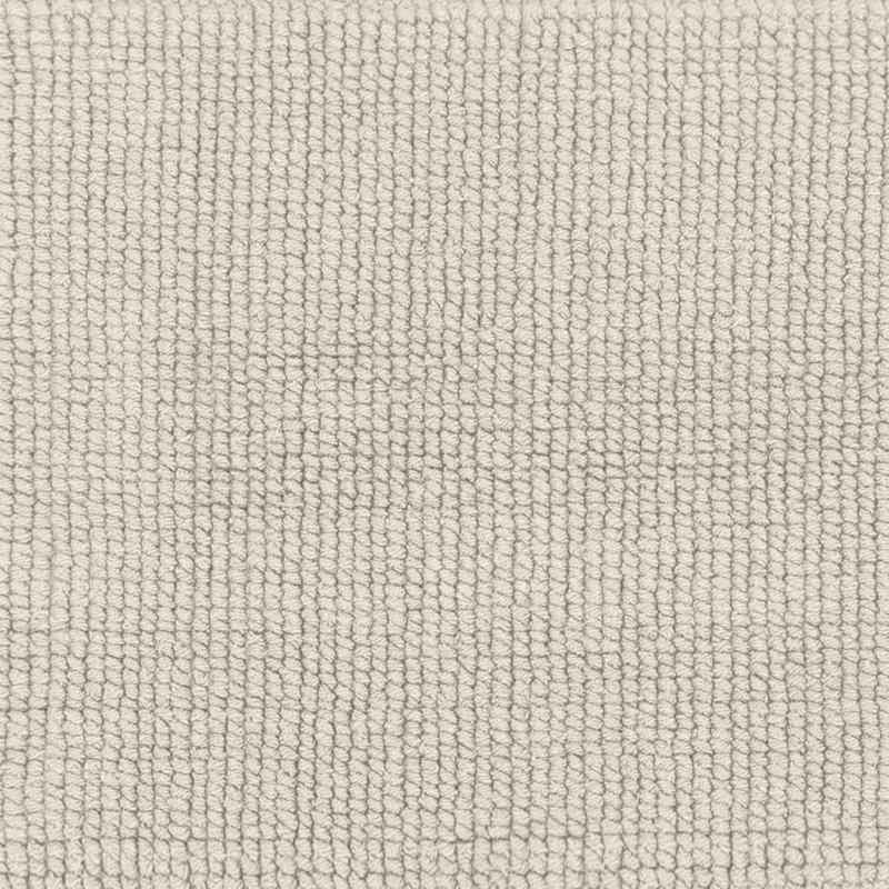 Tapis de bain 100% coton doux et antidérapant, lavable à la machine, Simple - L 32 po x l 20 po, Ivoire ivoire