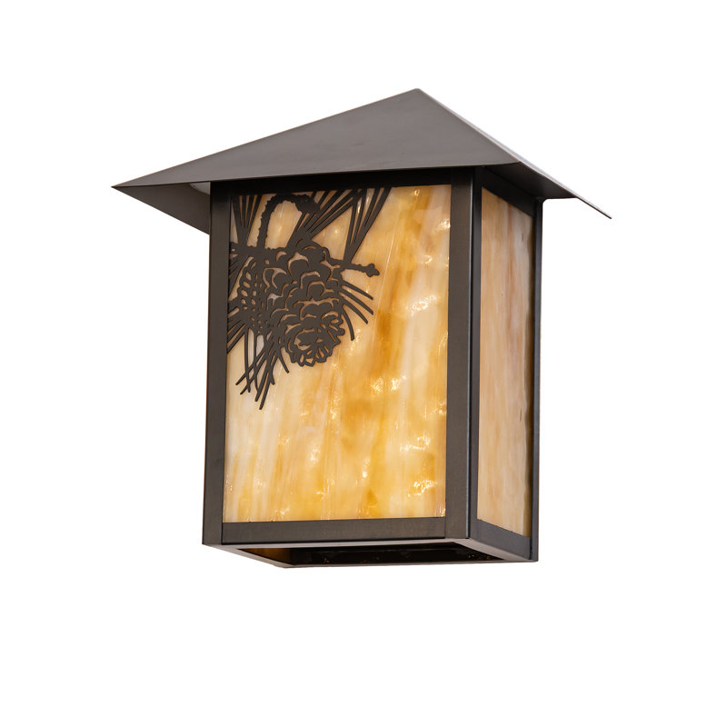 9" Wide Seneca Whispering Pines Left Wall Sconce