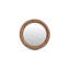 Delphine Round Solid Wood Mirror-1738225236