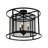 Crystal Semi Flush Mount