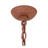Alejah 7 - Light Rust Unique/Statement Pendant
