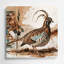 Art mural en métal beige de Southwestern-1233030011