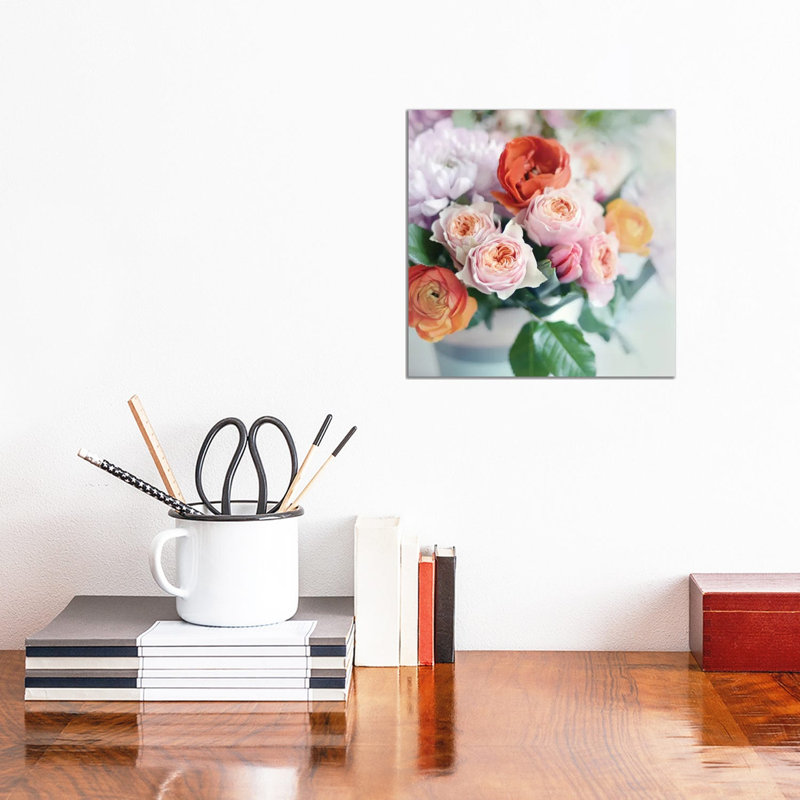 Fresh Bouquet by Sarah Gardner - Print on Canvas, Wrapped Canvas, 30.48 cm H x 30.48 cm W
