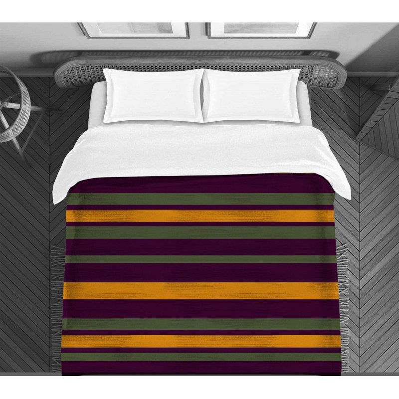 Polyester Striped Comforter, Twin Comforter
