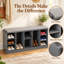 Banc de rangement pour 10 paires de chaussures