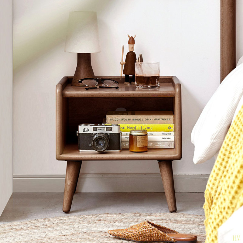 Armoire de chevet en bois massif Pure
