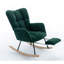 Chaise berçante en tissu avec repose-pieds Teddy-1980118232