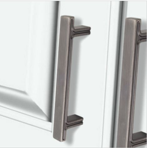 Anwick Bar Pull, 5", Brushed Pewter