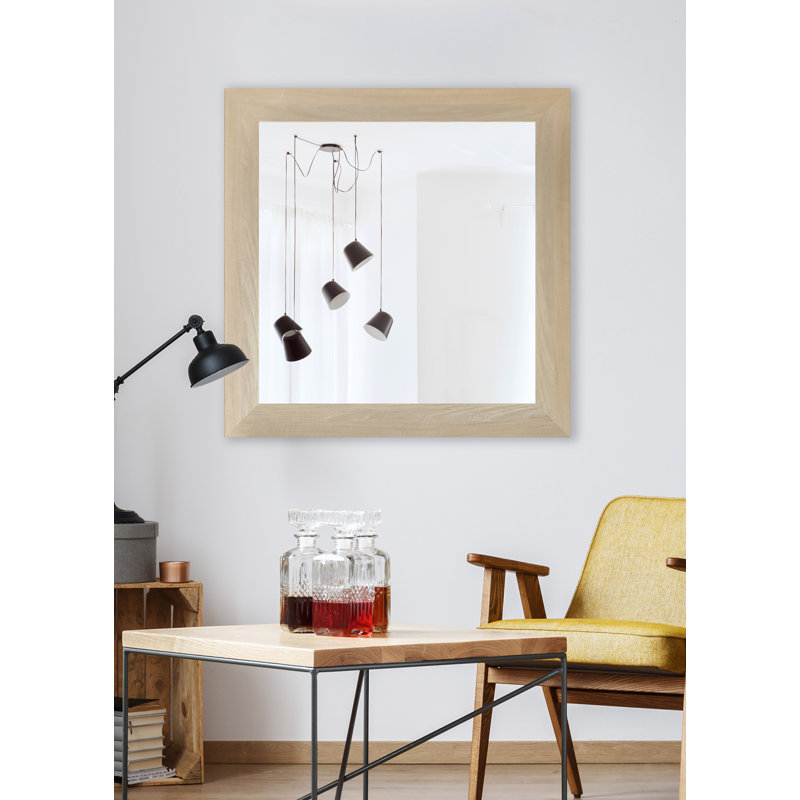 Miroir décoratif Bahena, 29,5 po x 29,5 po