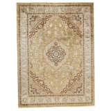 Oriental Area Rug in Gold