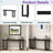 Geometric Design Console Table, Behind Couch Table-658975410