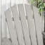 Chaise Adirondack en bois massif Boukra-87460032