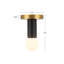 1 - Light LED Semi Flush Mount-1187281045