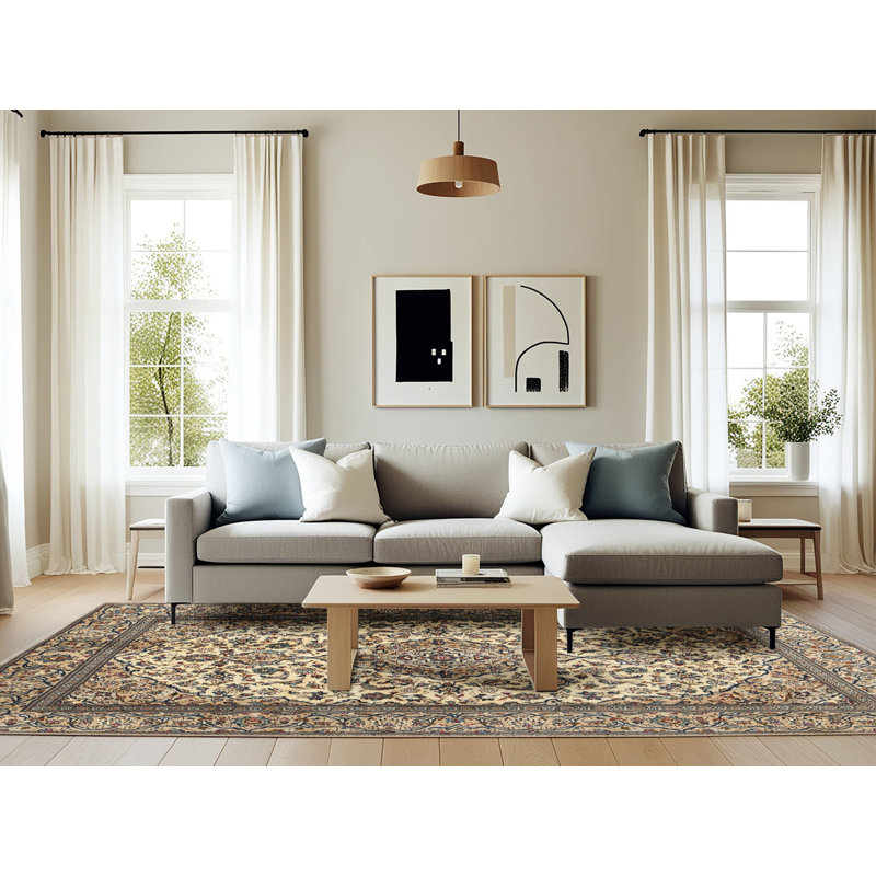 Ishika Oriental Indoor Rug, Rectangle 6' x 9'
