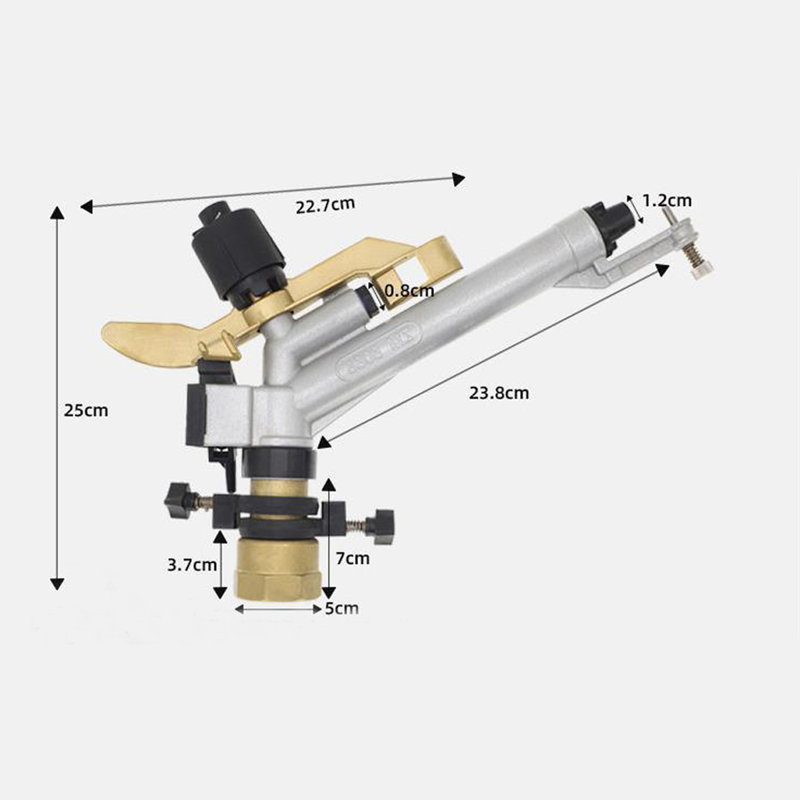 Pistolet d'arrosage 1,5 "1,5"