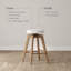Tabouret de comptoir pivotant 26 po Amalia-1344408829-1344285048