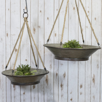 Grisby Handmade Metal Hanging Planter