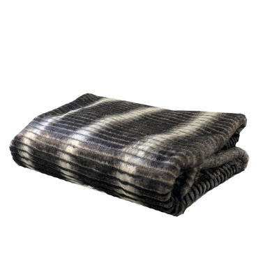 Gray & Taupe Throw Blanket