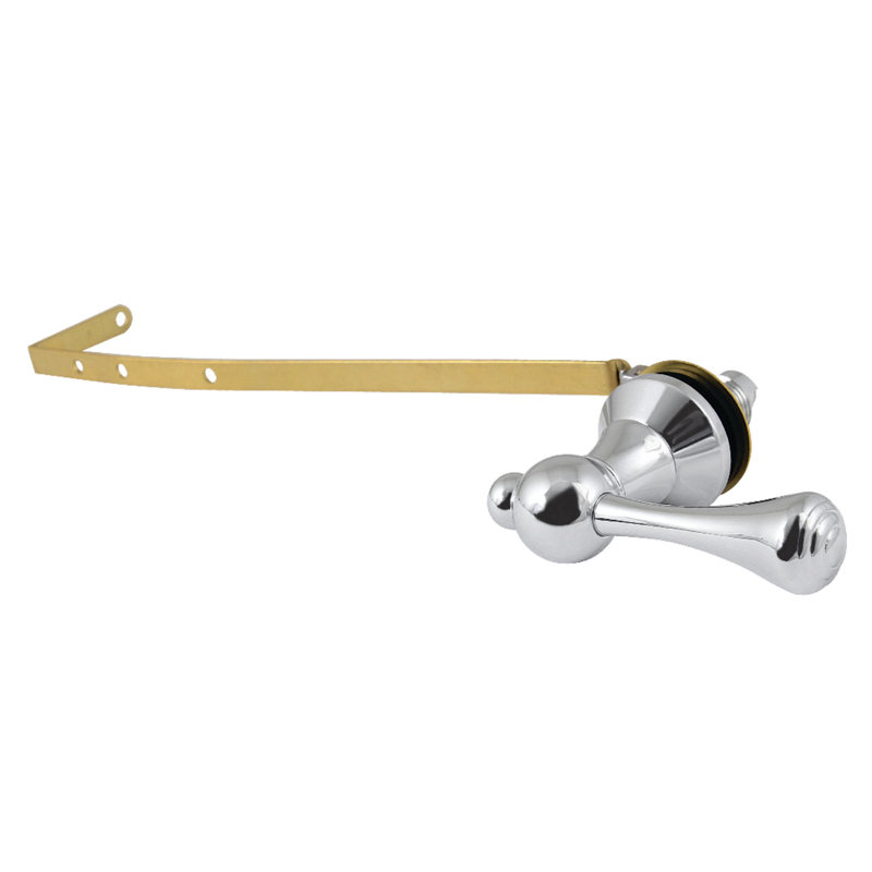 Levier de réservoir de toilette à fixation avant ou latérale Kingston Brass KTBLD Kingston Brass, Chrome poli