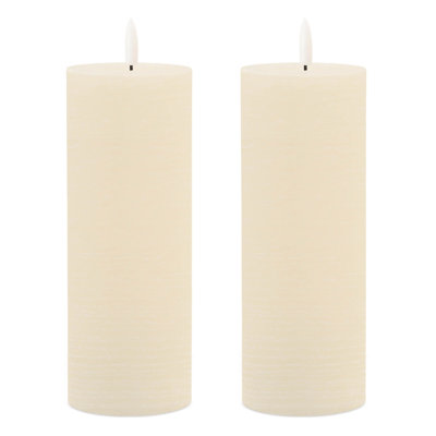 FIA Wick Pillar Candle (Set of 2)
