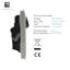 Trendi Switch 2 Gang USB 3100mA Type A & C USB Plug Socket-117178070