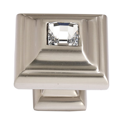 Swarovski Crystal Square Knob