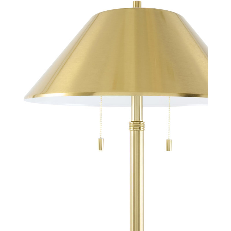 Lampe sur pied Fonville, Doré
