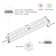 LEPOTEC 7Inch Under Cabinet Lighting, 10LED Cool  Wireless Rechargeable Sensor Light(set of 1)