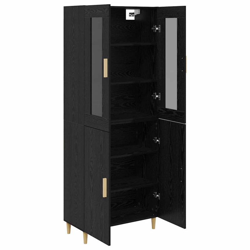 69.5cm Sideboard, Black Oak