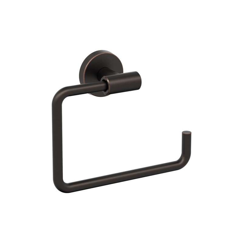 Anneau à serviettes mural Arrondi™, Bronze huilé