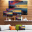 «Blasts of Color at the Sunset», reproduction de photo sur toile tendue-19242390