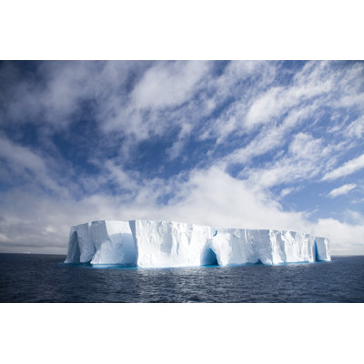 Iceberg In Sea by Mlenny - Wrapped Canvas Print
