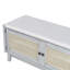 Banc en rotin pour hall d'entrée avec rangement, banc à chaussures rembourré avec portes doubles, banc de rangement pour chaussures en bois-131069180-131069175-131069179-131069171