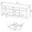 Conifer Grey Driftwood 3-Piece TV Entertainment Center