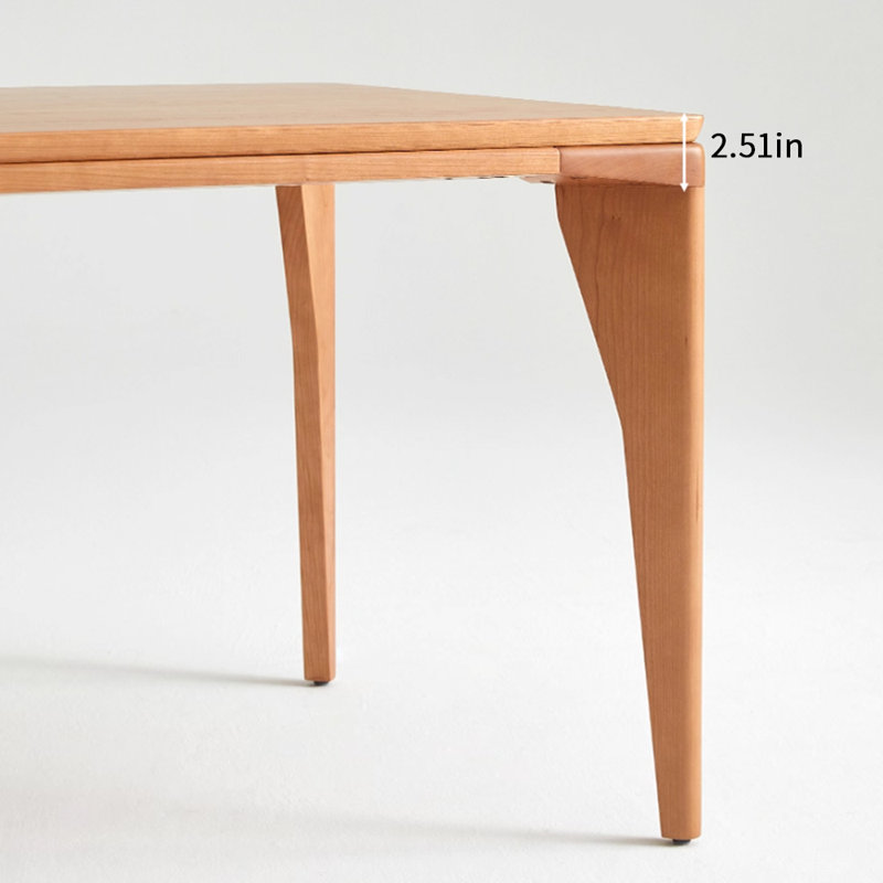 Bureau d'écriture rectangulaire de style minimaliste moderne, Brun, H 29,52 po x l 70,86 po x P 33,46 po