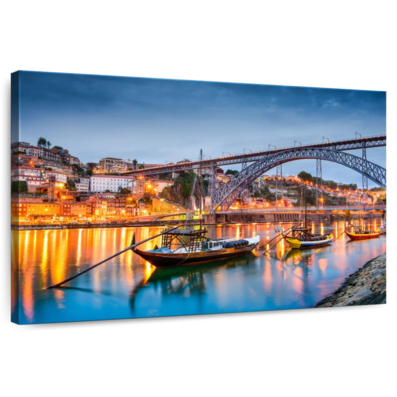 Bateaux du Douro, H 16 po x l 24 po