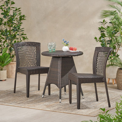 Boydston 3 Piece Bistro Set by Bayou Breeze