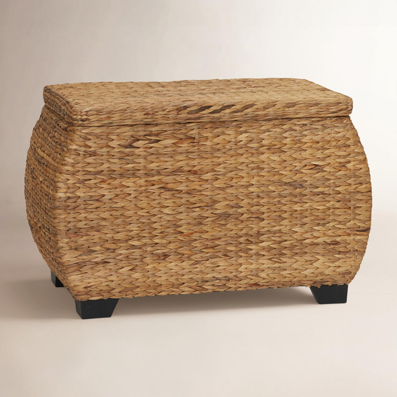 Natural Woven Box, Light Tan